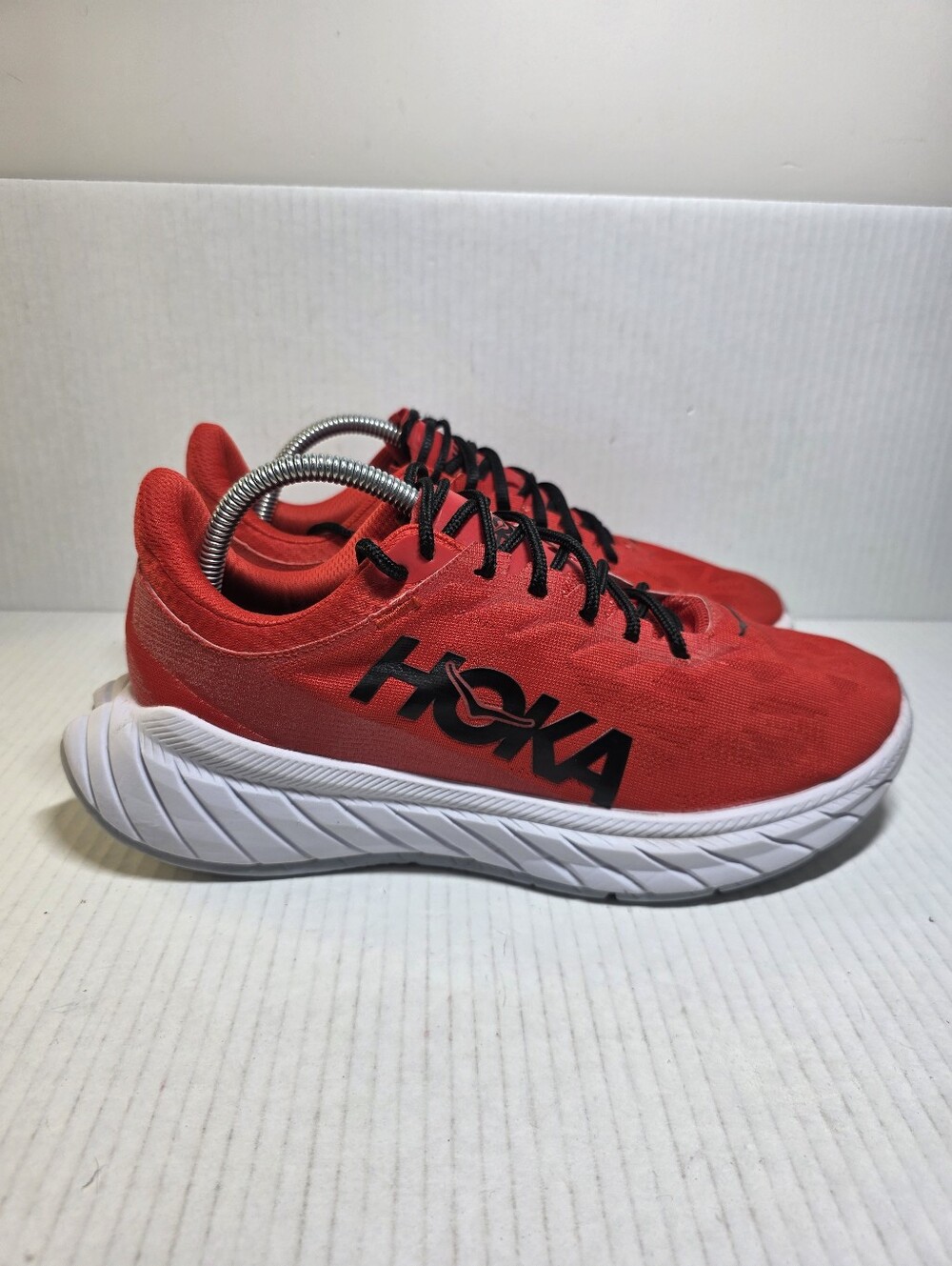 Hoka One One Carbon X 2 Men's Size 9.5 D Running Shoes Fiesta